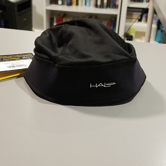 Black Halo Skull Cap 